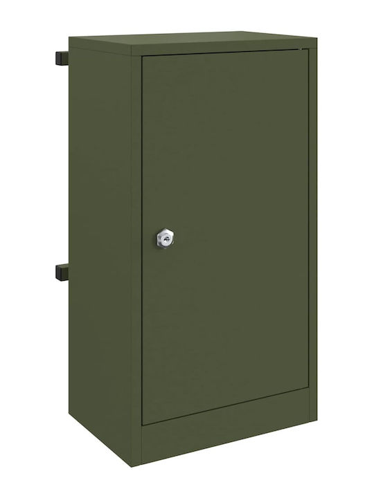 vidaXL Außenbereich Briefkasten Inox in Grün Farbe 30x23x55cm