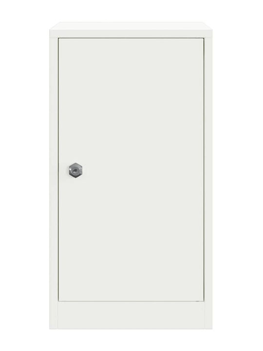 vidaXL Außenbereich Briefkasten Inox in Weiß Farbe 30x23x55cm