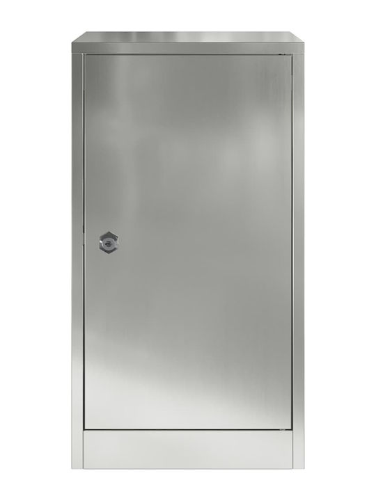 vidaXL Cutie Poștală pentru Exterior Inox în Culoarea Negru 30x23x55cm