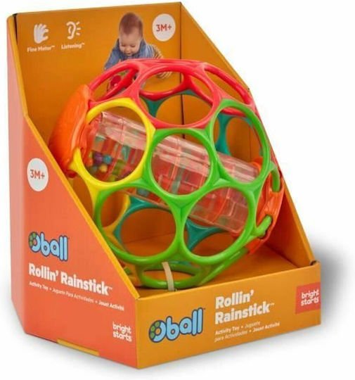 Oball Μπάλα Rollin Rainstick Rattle με Μουσική για 36+ Μηνών