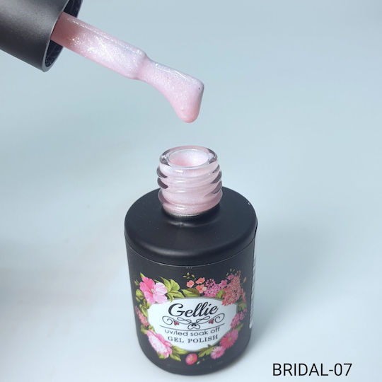 Gellie Bridal Halb-permanenter Nagellack 7 mit Glitter 10ml 1Stück