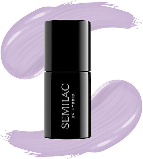Semilac Classic Semi-Permanent Nail Polish Pastel Lavender 811 7ml 1pcs