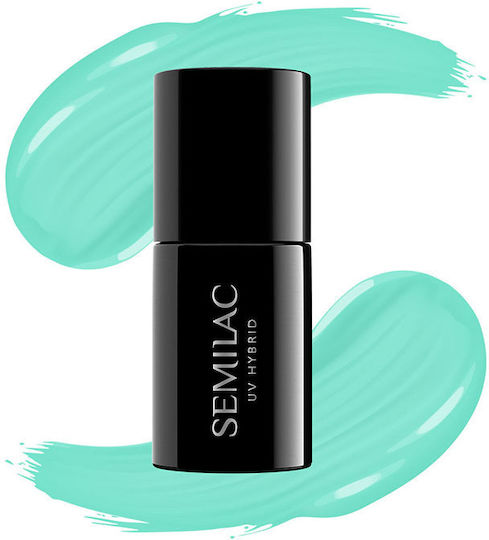 Semilac Classic Хибриден Лак за Нокти Pastel Mint 808 7мл 1бр