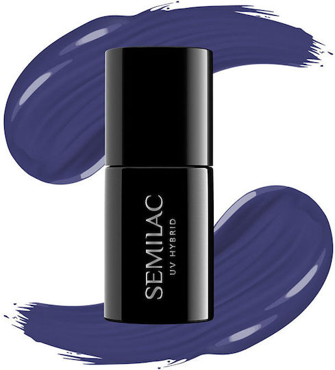 Semilac Classic Ημιμόνιμο Βερνίκι Νυχιών Cobalt 018 7ml