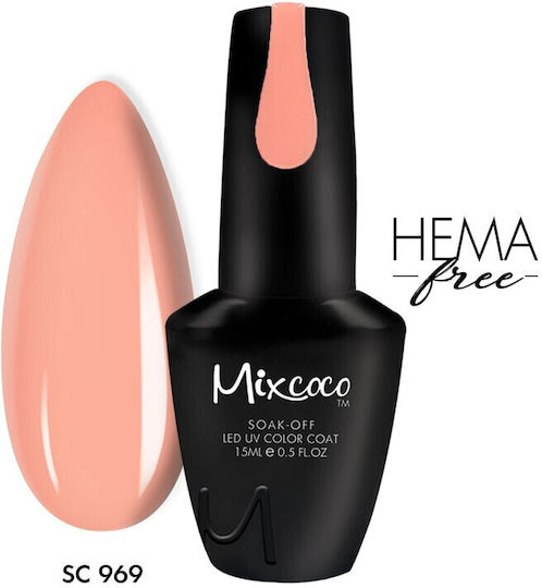 Mixcoco Semi-Permanent Nail Polish 969 15ml 1pcs