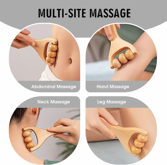 Holz Massagewerkzeuge Gua Sha & Roller Gesicht & Körper Holz Massage Set