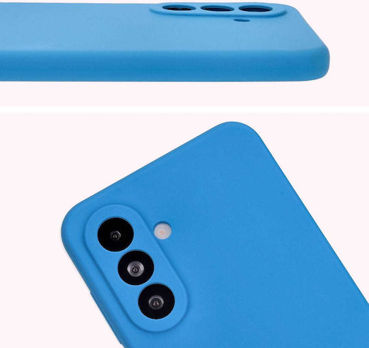 Bizon Силиконов Мек Калъф За Galaxy A56 5g Син