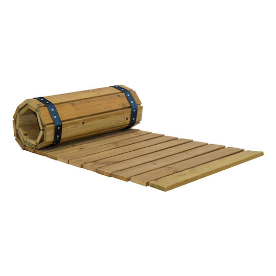 Showood Wood Pathway for Garden Flooring for Beach 100x100cm