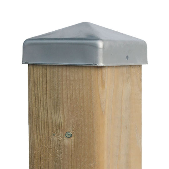 Showood Kappe für Gartenboden aus Metall 7x7cm 1Stück Pyramide