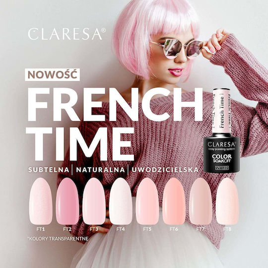 Claresa French Time 6 Gel Nail Polish 6 5ml