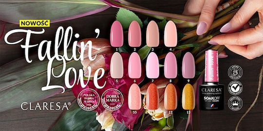 Claresa Fallin"love Ημιμόνιμο Βερνίκι Νυχιών Fallin' Love 8 5ml