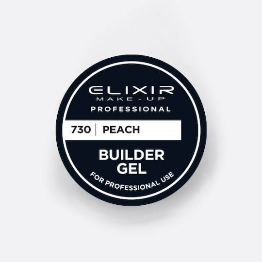 Elixir 730 Builder Gel Νυχιών Peach 30gr