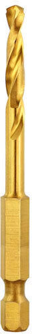 DEWALT Drill HSS Titanium with Hexagonal Shank for Metal 3mm / 26x26mm