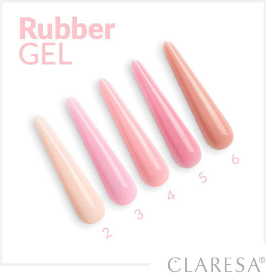 Claresa Rubber Gel Gel Νυχιών Ροζ 12gr