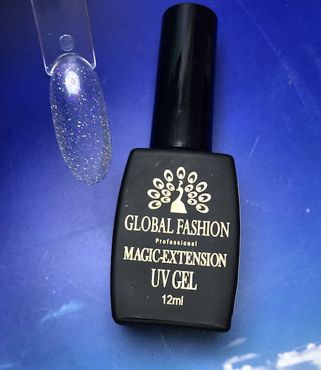 Global Fashion Magic Extension 1 9034 Builder Gel Νυχιών Λευκό 15ml
