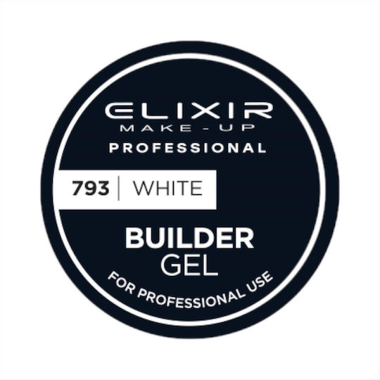 Elixir Builder Gel Νυχιών 793 White 30gr