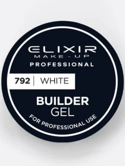 Elixir Builder Gel Νυχιών White 792 15gr