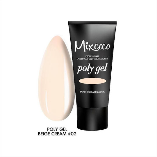 Mixcoco Gel Νυχιών Μπεζ 60ml