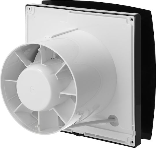 Mission Air De perete Ventilator de Baie 120mm Negru