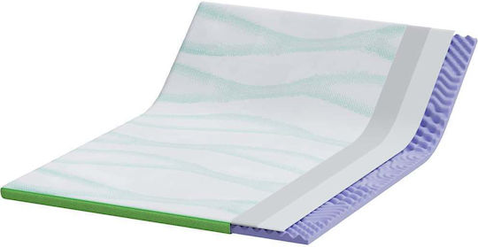 vidaXL Ανώστρωμα Υπέρδιπλο Polyester 160x200x6εκ.