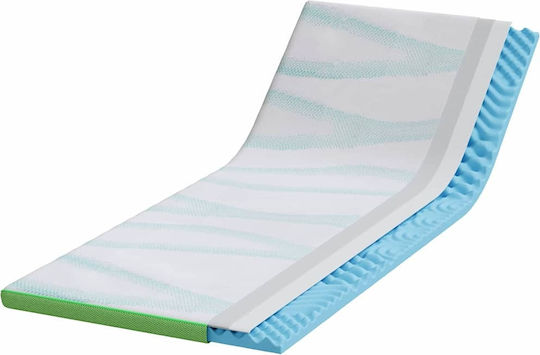 vidaXL Mattress Topper Single Polyester 80x200x6cm