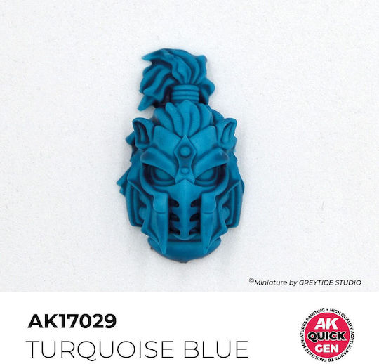 AK Interactive Боя за Моделизъм Turquoise Blue 17мл