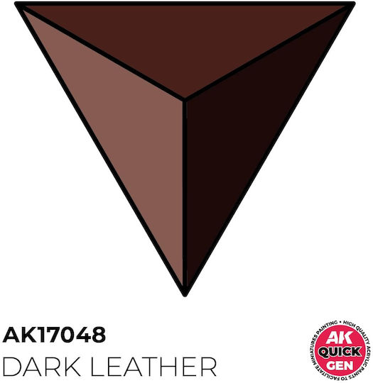 AK Interactive Χρώμα Μοντελισμού Dark Leather 17ml