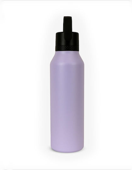 Runbott Μπουκάλι Θερμός Ανοξείδωτο BPA Free 600ml Λιλά