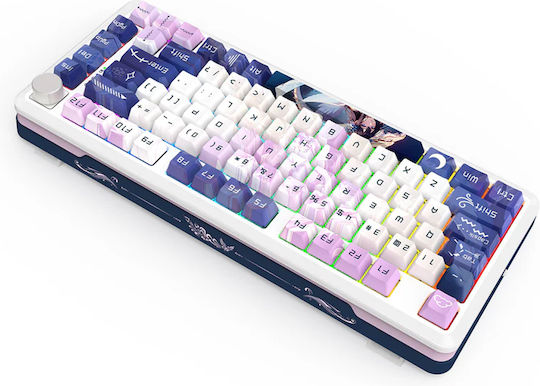 Redragon K681AGG-RGB-PRO Ασύρματο Gaming Μηχανικό Πληκτρολόγιο 75% με RGB φωτισμό (Αγγλικό US) Πολύχρωμο