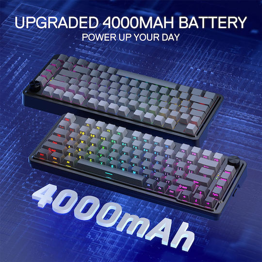 Redragon K673SP-RGB-PRO Wireless Gaming Mechanical Keyboard 65% with RGB lighting (English US)