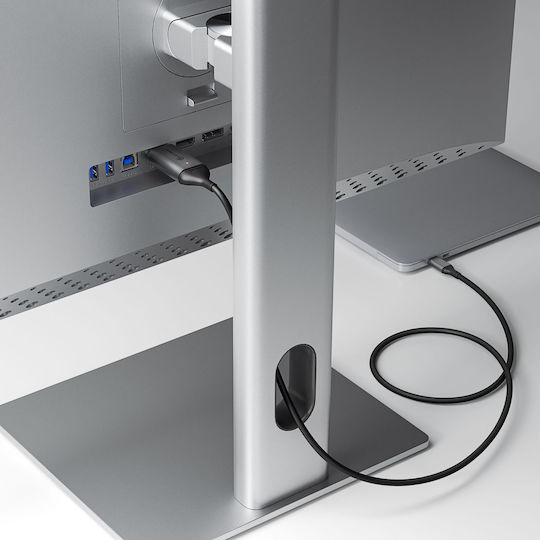 Alogic Konverter USB-C / HDMI männlich zu USB-C / HDMI weiblich Schwarz 1Stück (ULCHD02-SGR)
