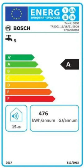 Bosch Wall Mounted Electric Single-Phase Instant Water Heater for Central Installation 13kW