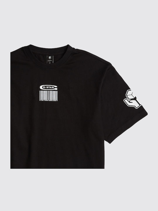 Boxy R Tricou Dk Black