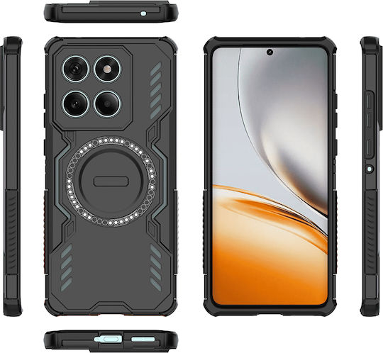 Techsuit Back Cover Plastic Black (Motorola Edge 60 Fusion)