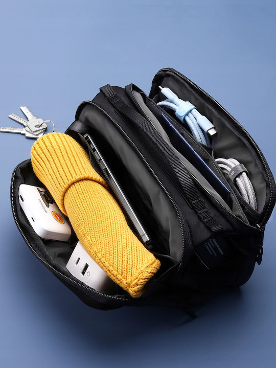 Damen Schultertasche Schwarz