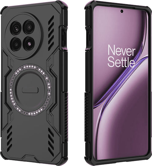 Techsuit Back Cover Plastic Black (OnePlus 13R)