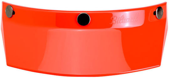 Biltwell Moto Helmet Visor Orange Mpn 2002-565