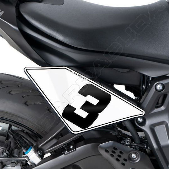 Motorrad-Aufkleber Barracuda