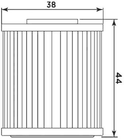 Φίλτρο Λαδιού Hf207/hf973 Apido28714