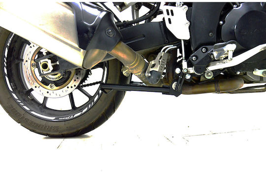 Cosmo Double Central Motorcycle Stand in Black Color 100.1218