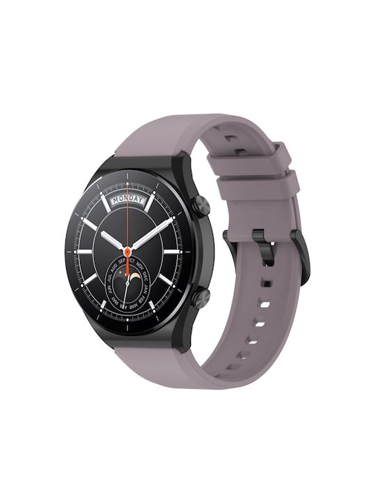 Strap Silicone Purple (Xiaomi Watch S1 ActiveHuawei Watch GT RunnerHonor GS ProAmazfit GTR 3 / GTR 3 Pro)
