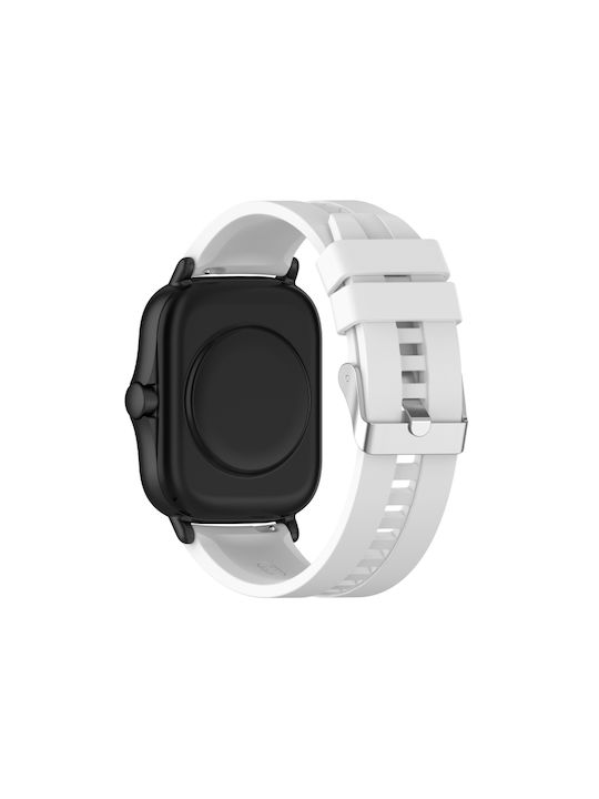 Каишка Силикон Бял (Amazfit GTS 2e - Амазфит GTS 2e)