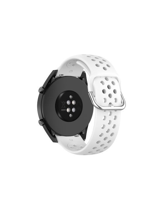 Λουράκι Σιλικόνης Λευκό (Amazfit Pace)