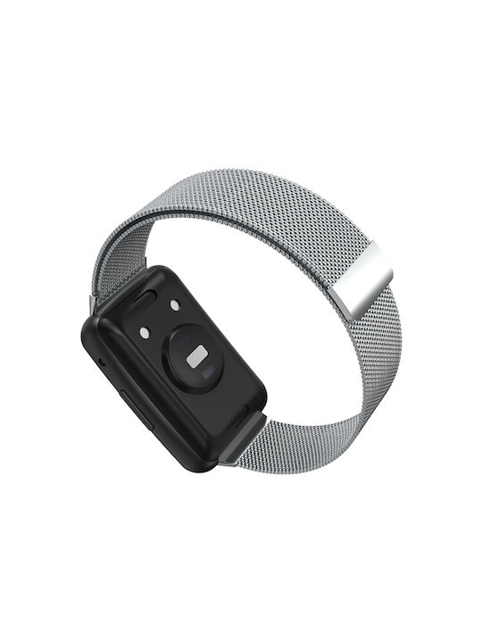 Armband Rostfreier Stahl Silber (Huawei Watch Fit)