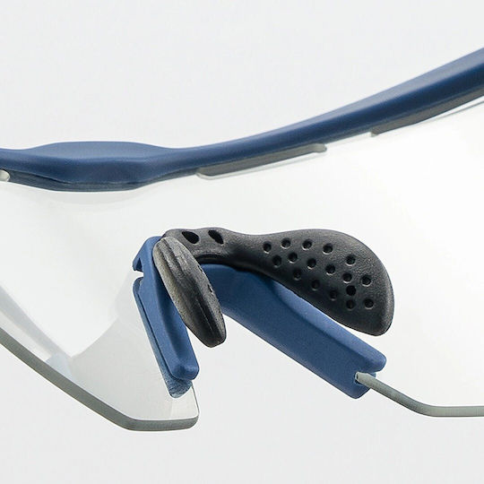 Rockbros Cycling Glasses With Gray Frame And Polarized Transparent Lenses