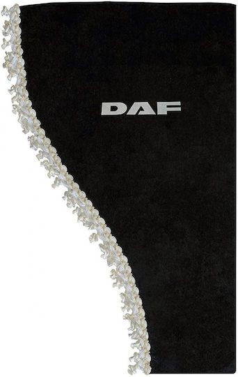 Set of 3 Black Curtains Daf