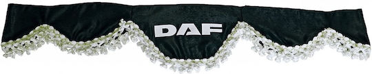 Set of 3 Black Curtains Daf