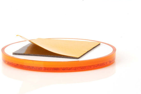 Round Reflector Was Orange Sticker 61 Mm 1 Pc