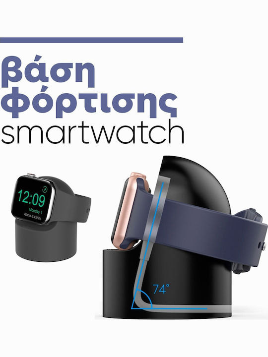 Smartwatch 003c Rosa Ladebasis