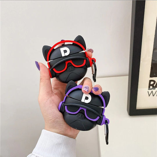 Lykl Bulldog Θήκη Σιλικόνης σε Μαύρο χρώμα για Apple AirPods 3